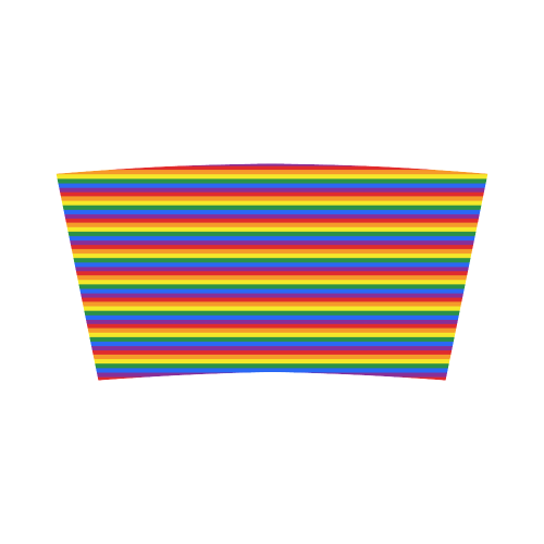 Gay Pride Rainbow Stripes Bandeau Top
