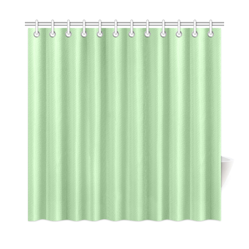 Pistachio Color Accent Shower Curtain 72"x72"