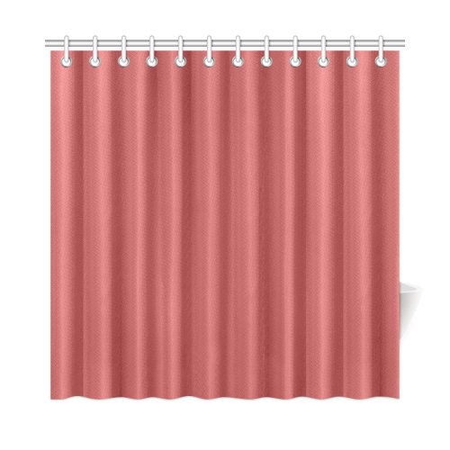Cranberry Color Accent Shower Curtain 72"x72"