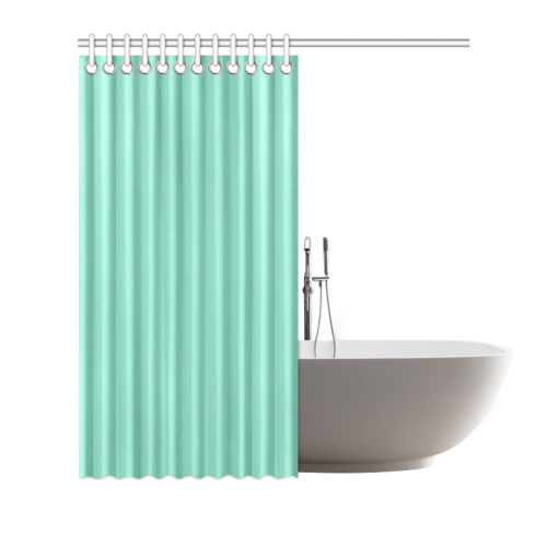 Lucite Green Color Accent Shower Curtain 72"x72"