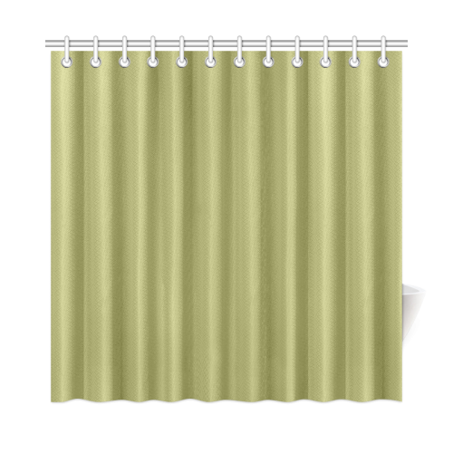 Moss Color Accent Shower Curtain 72"x72"