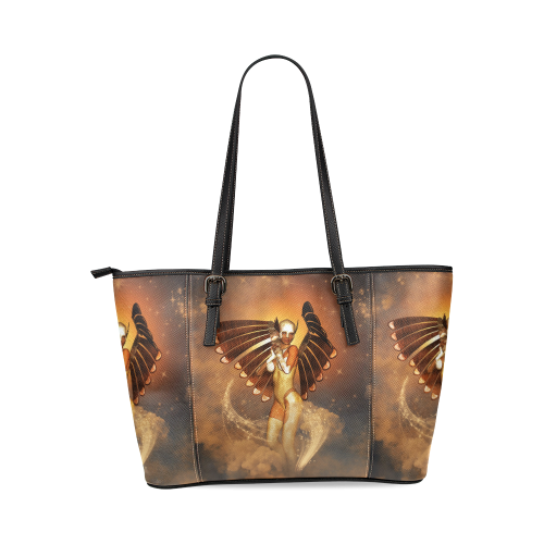 The angel Leather Tote Bag/Large (Model 1640)