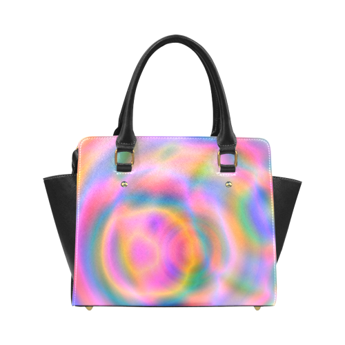 Circular Rainbow 2 Classic Shoulder Handbag (Model 1653)