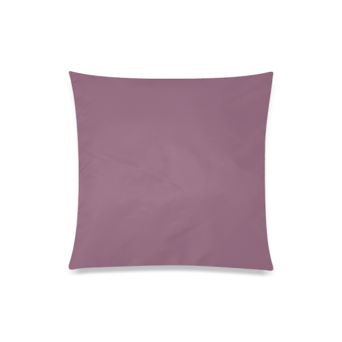 Grape Nectar Color Accent Custom Zippered Pillow Case 20"x20"(Twin Sides)