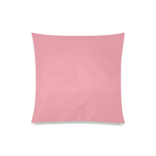 Peony Color Accent Custom Zippered Pillow Case 20"x20"(Twin Sides)