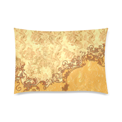 Vintage design Custom Zippered Pillow Case 20"x30"(Twin Sides)