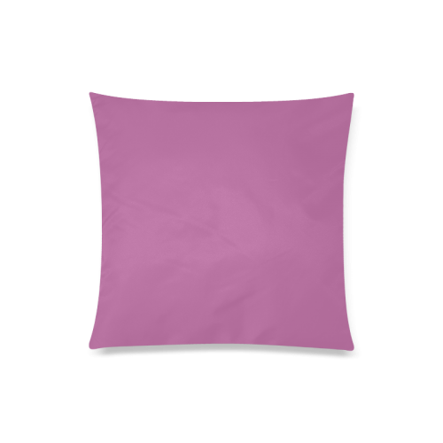 Rosebud Color Accent Custom Zippered Pillow Case 20"x20"(Twin Sides)