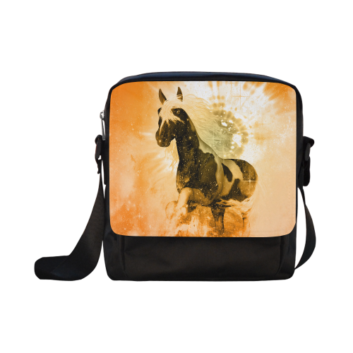 Running horse Crossbody Nylon Bags (Model 1633)