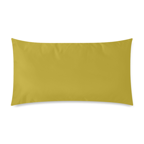 Antique Moss Color Accent Rectangle Pillow Case 20"x36"(Twin Sides)