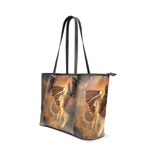 The angel Leather Tote Bag/Large (Model 1640)