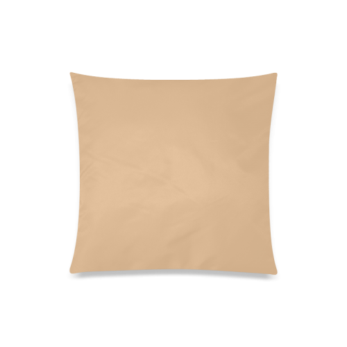 Desert Mist Color Accent Custom Zippered Pillow Case 20"x20"(Twin Sides)