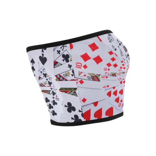 Casino Poker Royal Flush Spiral Droste Bandeau Top