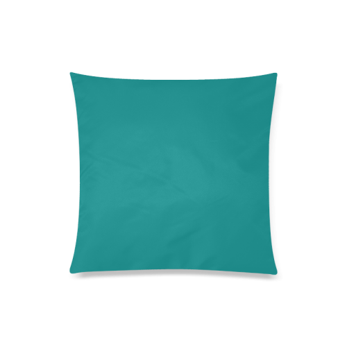 Lapis Color Accent Custom Zippered Pillow Case 20"x20"(Twin Sides)