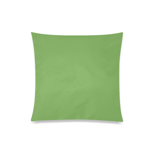 Kiwi Color Accent Custom Zippered Pillow Case 20"x20"(Twin Sides)