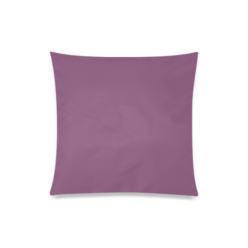 Amethyst Color Accent Custom Zippered Pillow Case 20"x20"(Twin Sides)