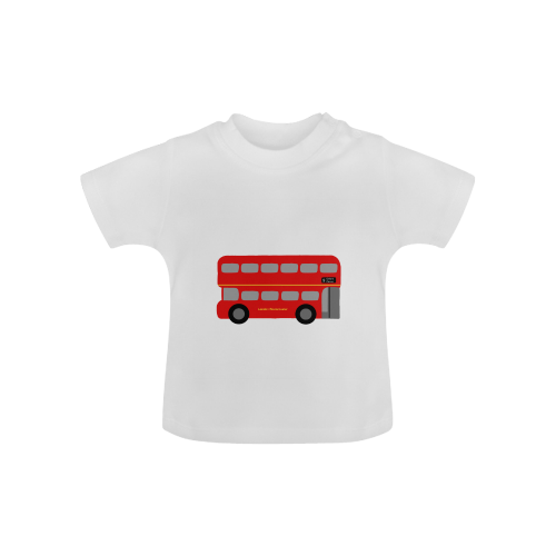 Red Routemaster Bus Baby Classic T-Shirt (Model T30)