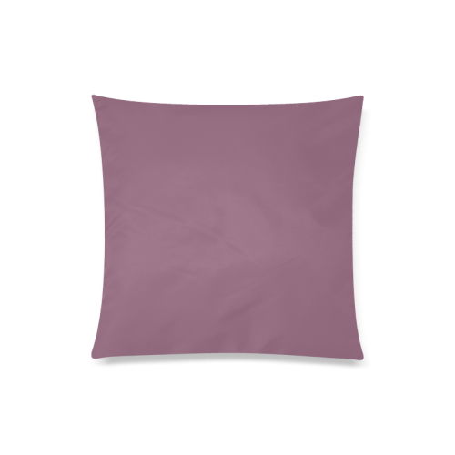 Grape Nectar Color Accent Custom Zippered Pillow Case 20"x20"(Twin Sides)