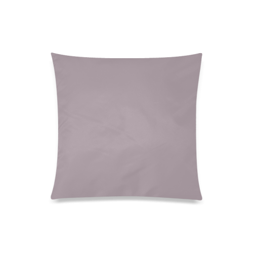 Sea Fog Color Accent Custom Zippered Pillow Case 20"x20"(Twin Sides)