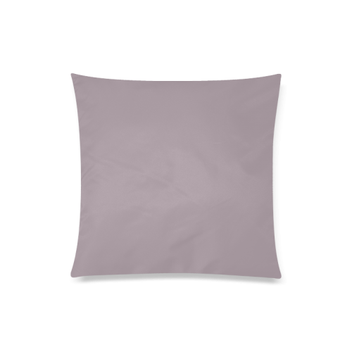 Sea Fog Color Accent Custom Zippered Pillow Case 20"x20"(Twin Sides)