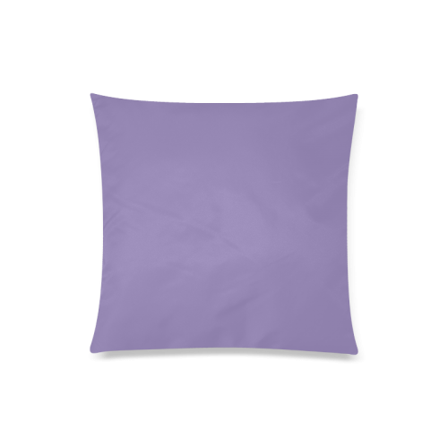 Paisley Purple Color Accent Custom Zippered Pillow Case 20"x20"(Twin Sides)