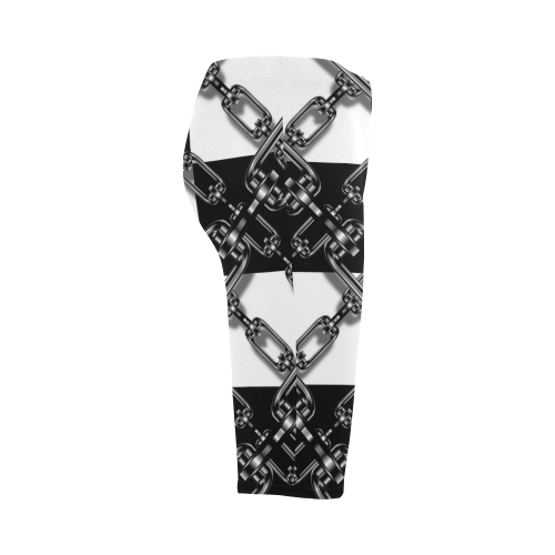 Checkered Chains Hestia Cropped Leggings (Model L03)