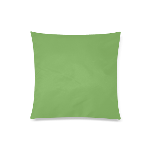 Kiwi Color Accent Custom Zippered Pillow Case 20"x20"(Twin Sides)