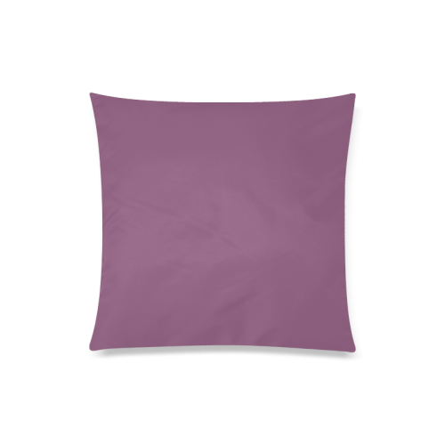 Amethyst Color Accent Custom Zippered Pillow Case 20"x20"(Twin Sides)