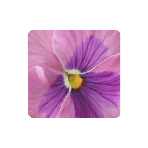 Pink and Purple Pansy Women's Clutch Wallet (Model 1637)