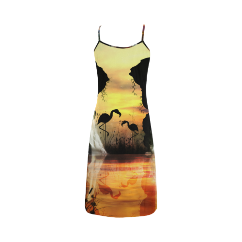 Flamingo Alcestis Slip Dress (Model D05)