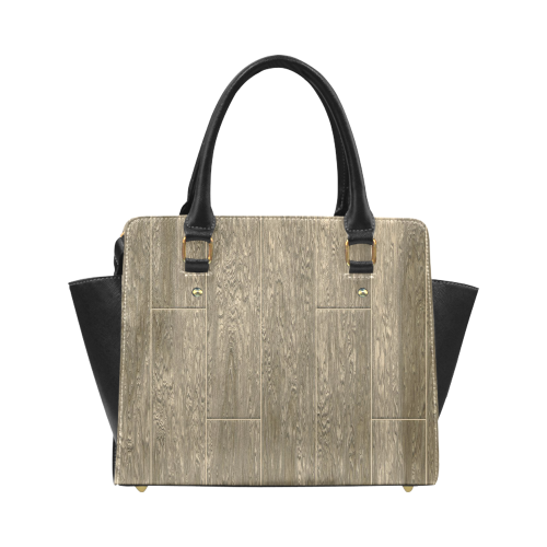 barn wood 4 Classic Shoulder Handbag (Model 1653)