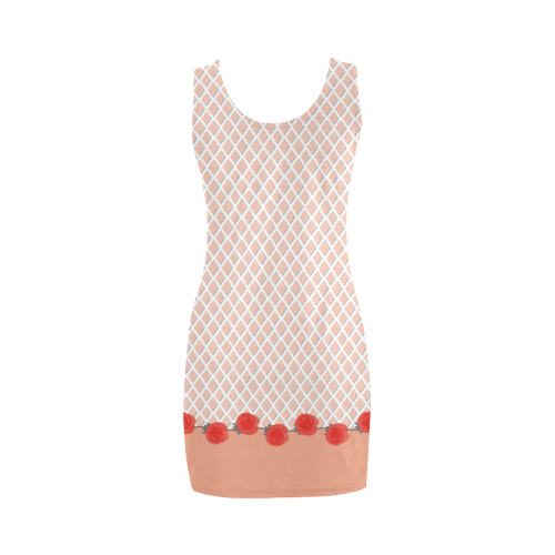 Net Pattern & Roses VAS2 Medea Vest Dress (Model D06)