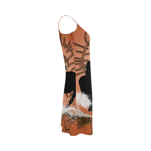 Horses Alcestis Slip Dress (Model D05)