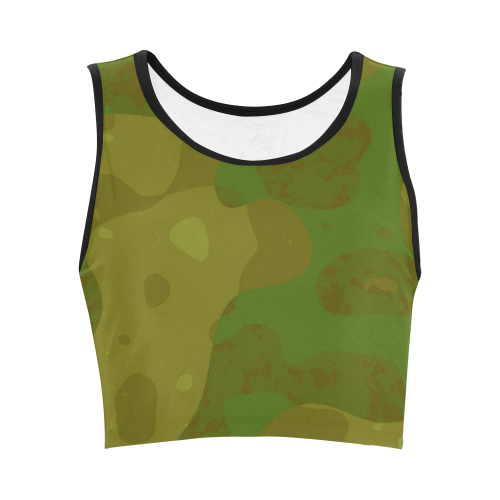 Camogreen Women's Crop Top (Model T42)