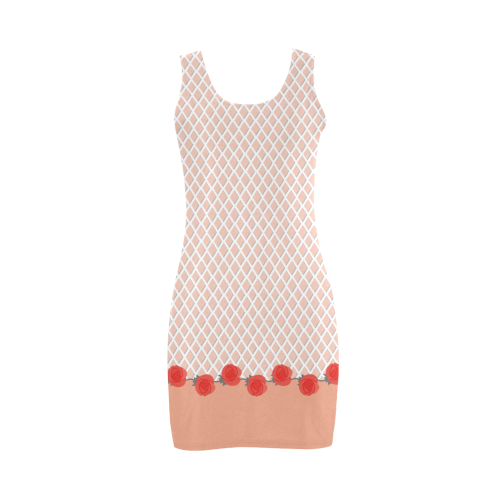 Net Pattern & Roses VAS2 Medea Vest Dress (Model D06)