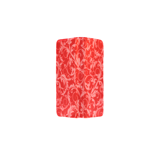 Vintage Swirls Coral Red Women's Clutch Wallet (Model 1637)