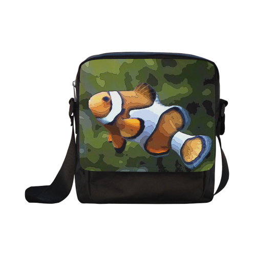 AnemoneClownFish20151011 Crossbody Nylon Bags (Model 1633)