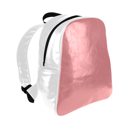 Strawberry Ice Color Accent Multi-Pockets Backpack (Model 1636)
