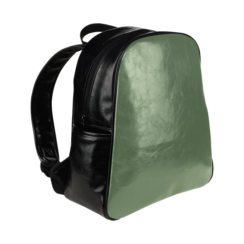 Vineyard Green Color Accent Multi-Pockets Backpack (Model 1636)