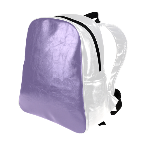 Paisley Purple Color Accent Multi-Pockets Backpack (Model 1636)