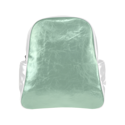 Grayed Jade Color Accent Multi-Pockets Backpack (Model 1636)
