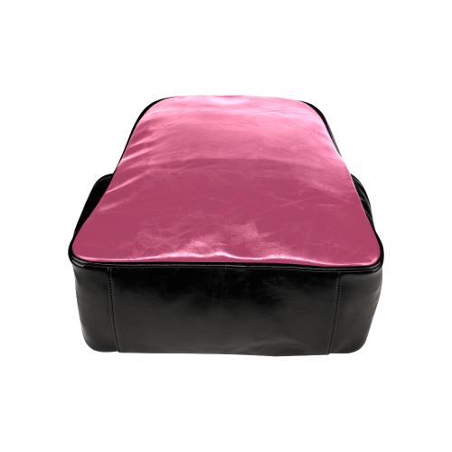 Pink Flambé Color Accent Multi-Pockets Backpack (Model 1636)