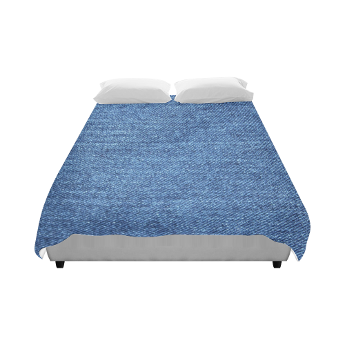 Classic Denim Blue Duvet Cover 86"x70" ( All-over-print)