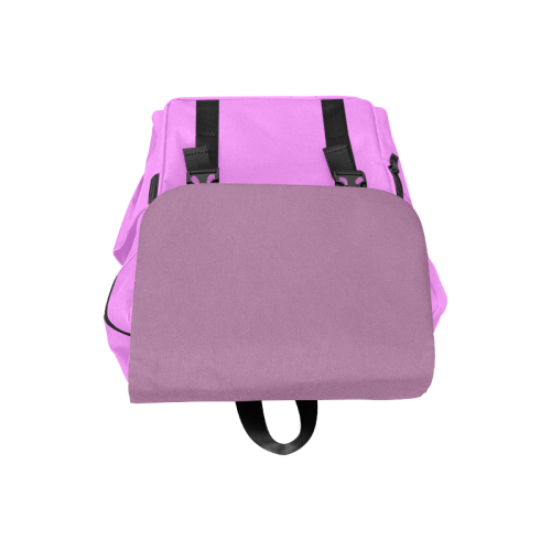 Amethyst Color Accent Casual Shoulders Backpack (Model 1623)