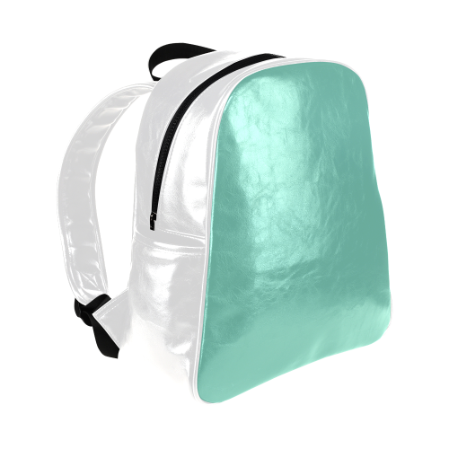 Lucite Green Color Accent Multi-Pockets Backpack (Model 1636)