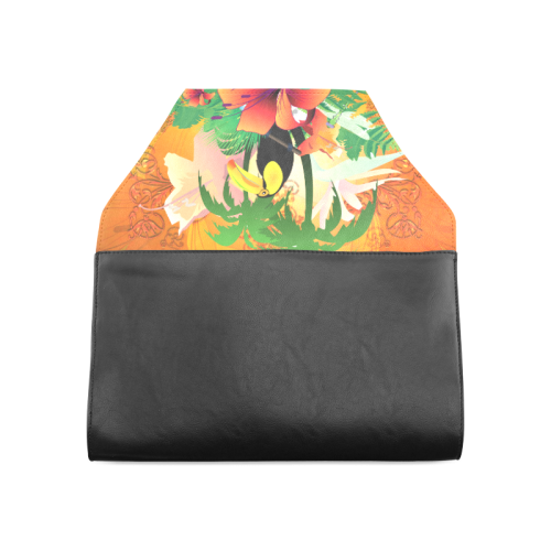 Tropical design Clutch Bag (Model 1630)