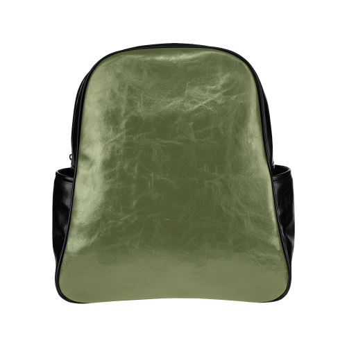 Cedar Green Color Accent Multi-Pockets Backpack (Model 1636)