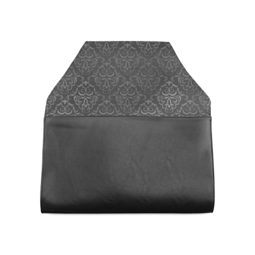 Black Grey Damasks Clutch Bag (Model 1630)