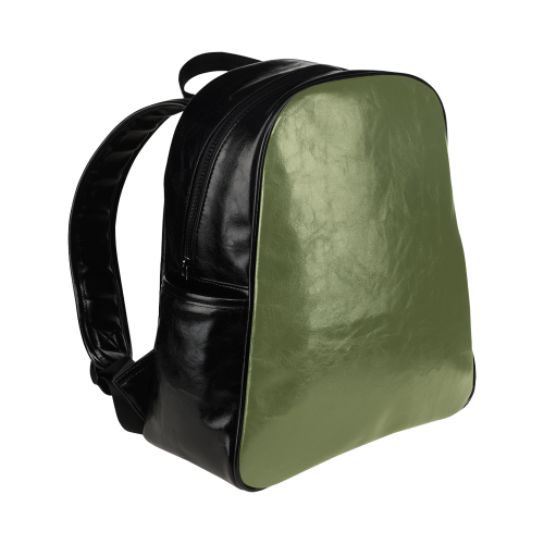 Cedar Green Color Accent Multi-Pockets Backpack (Model 1636)