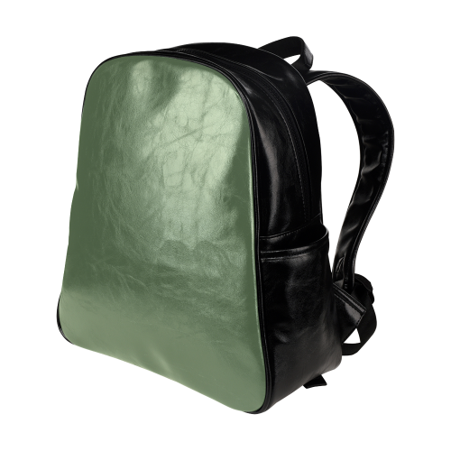 Vineyard Green Color Accent Multi-Pockets Backpack (Model 1636)