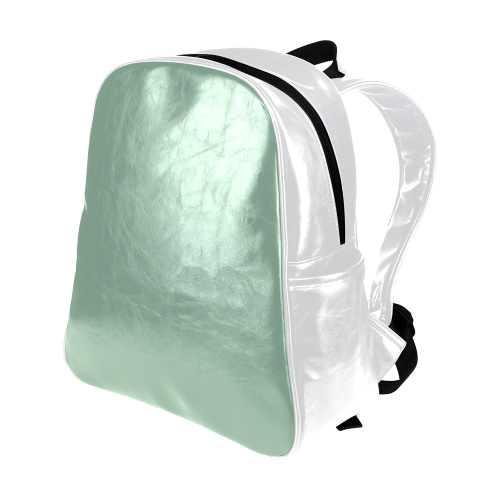 Grayed Jade Color Accent Multi-Pockets Backpack (Model 1636)